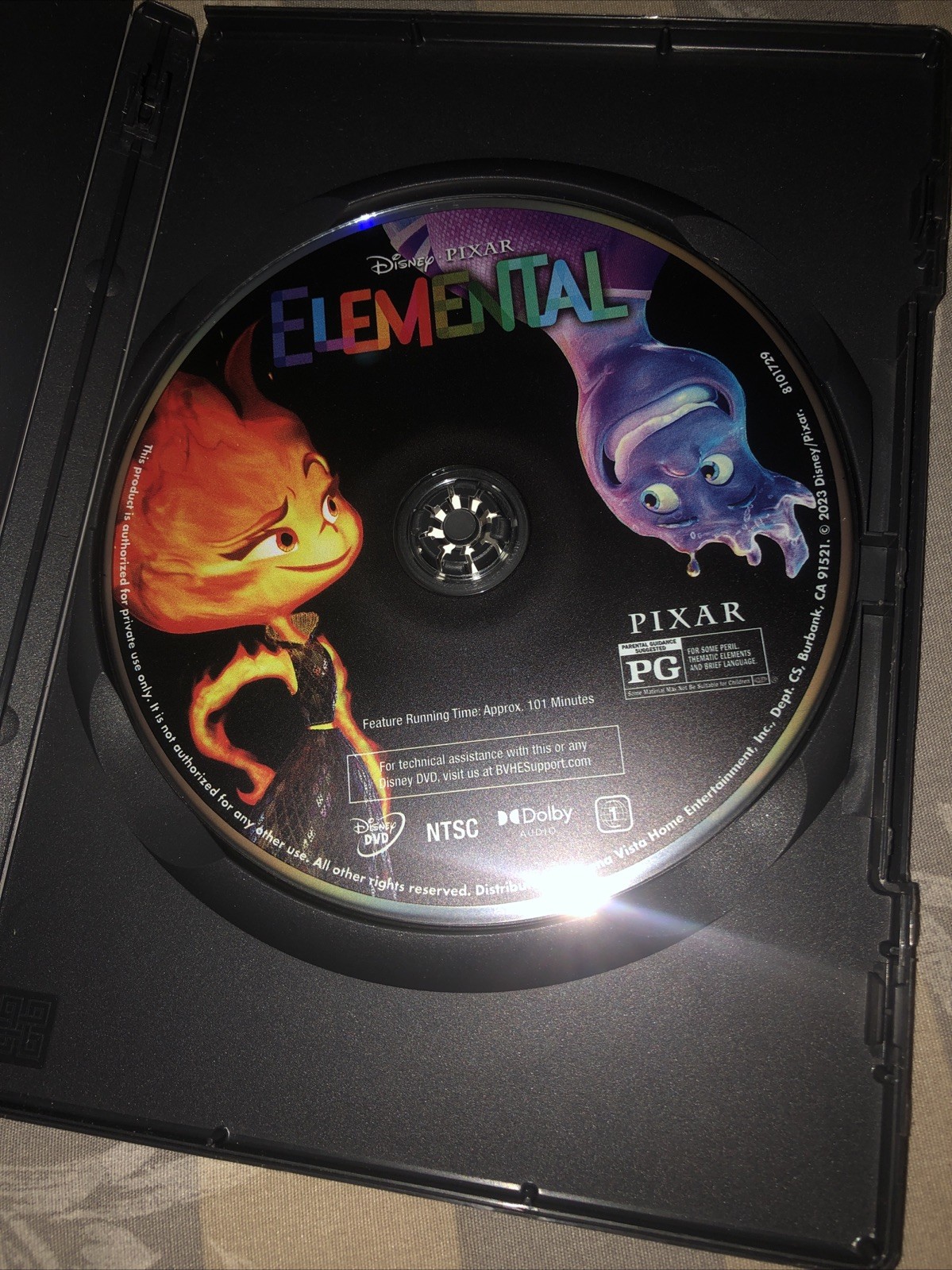 Pixar’s Elemental (DVD, 2023)