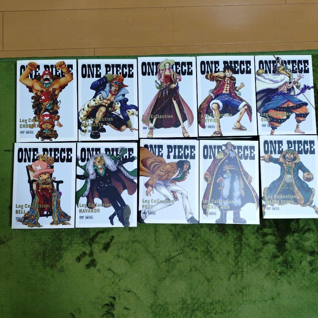 ONE PIECE Log Collection Anime DVD Set Vol. 1-10 Tested Japan