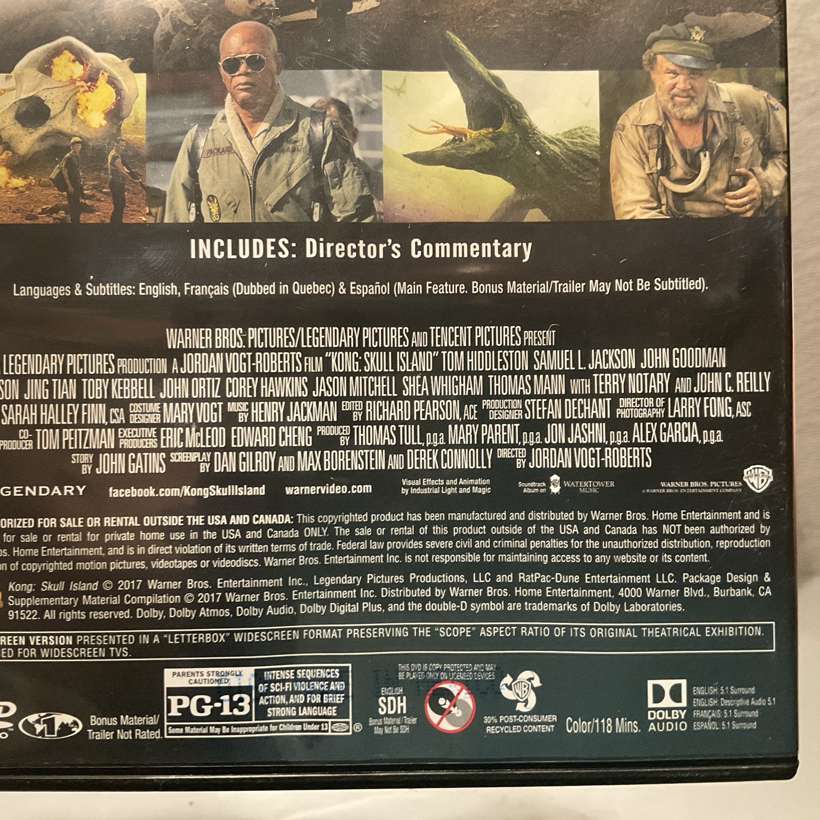 King Kong Double Feature -KK special Ed. 2 Disc Set And Kong Skull Island