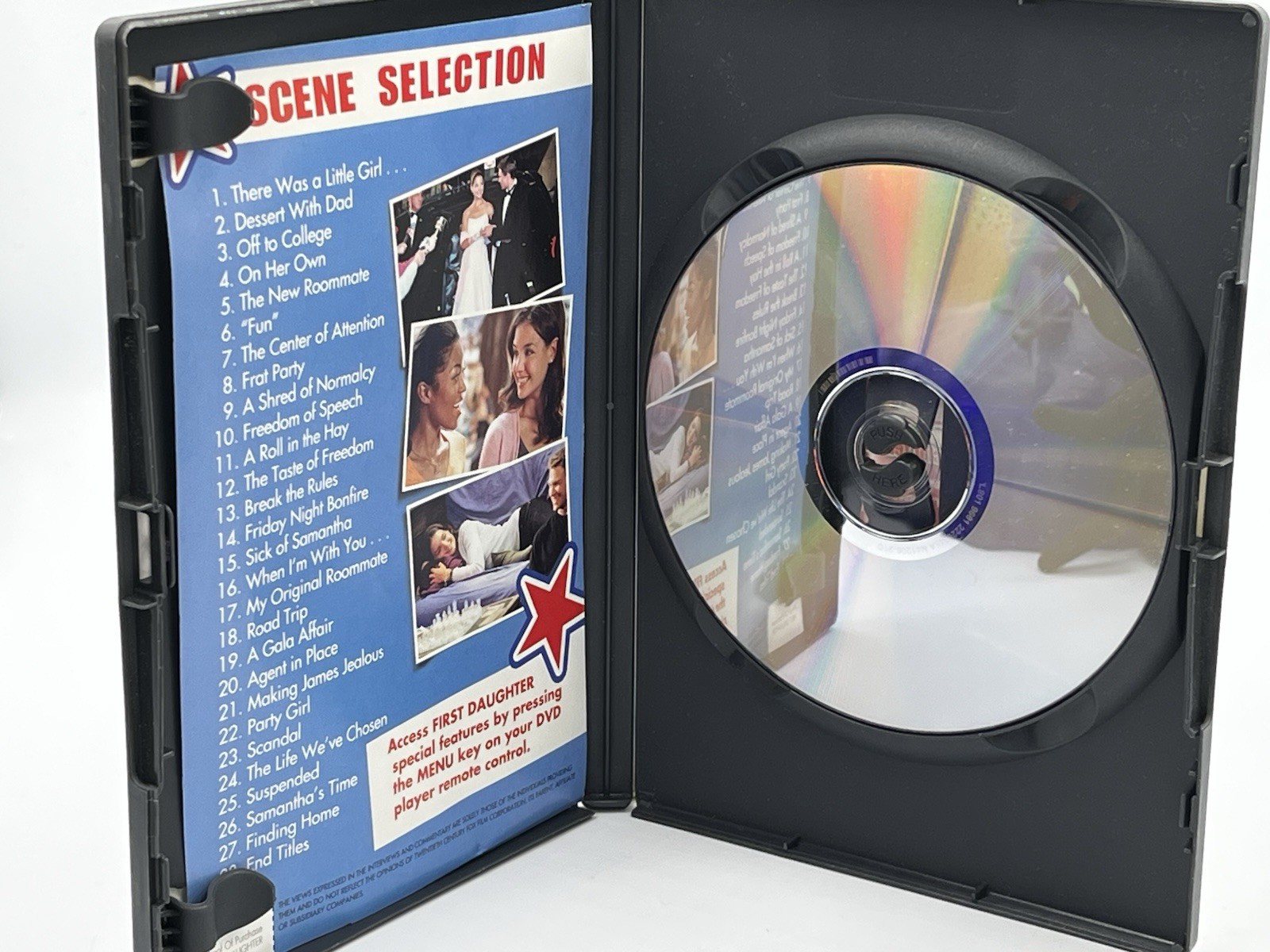 First Daughter DVD Comedy Drama Romance Family Friendly Fun Katie Holmes