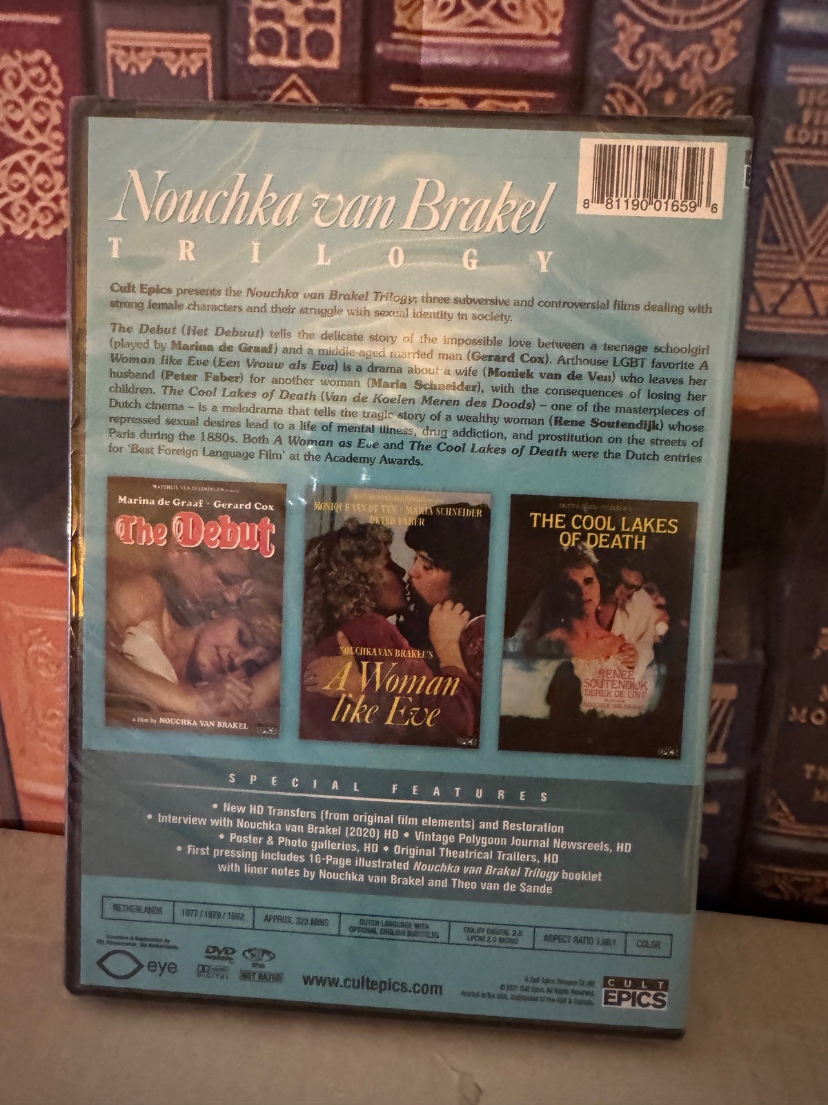 Nouchka Van Brakel Trilogy (DVD) Cult Epics NEW The Debut Cool Lakes of Death