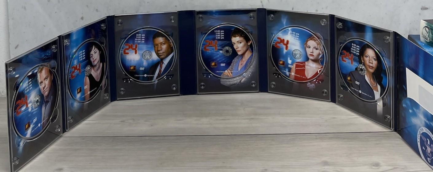 24: Kiefer Sutherland Seasons 1 Through 5, 31 DVD Discs