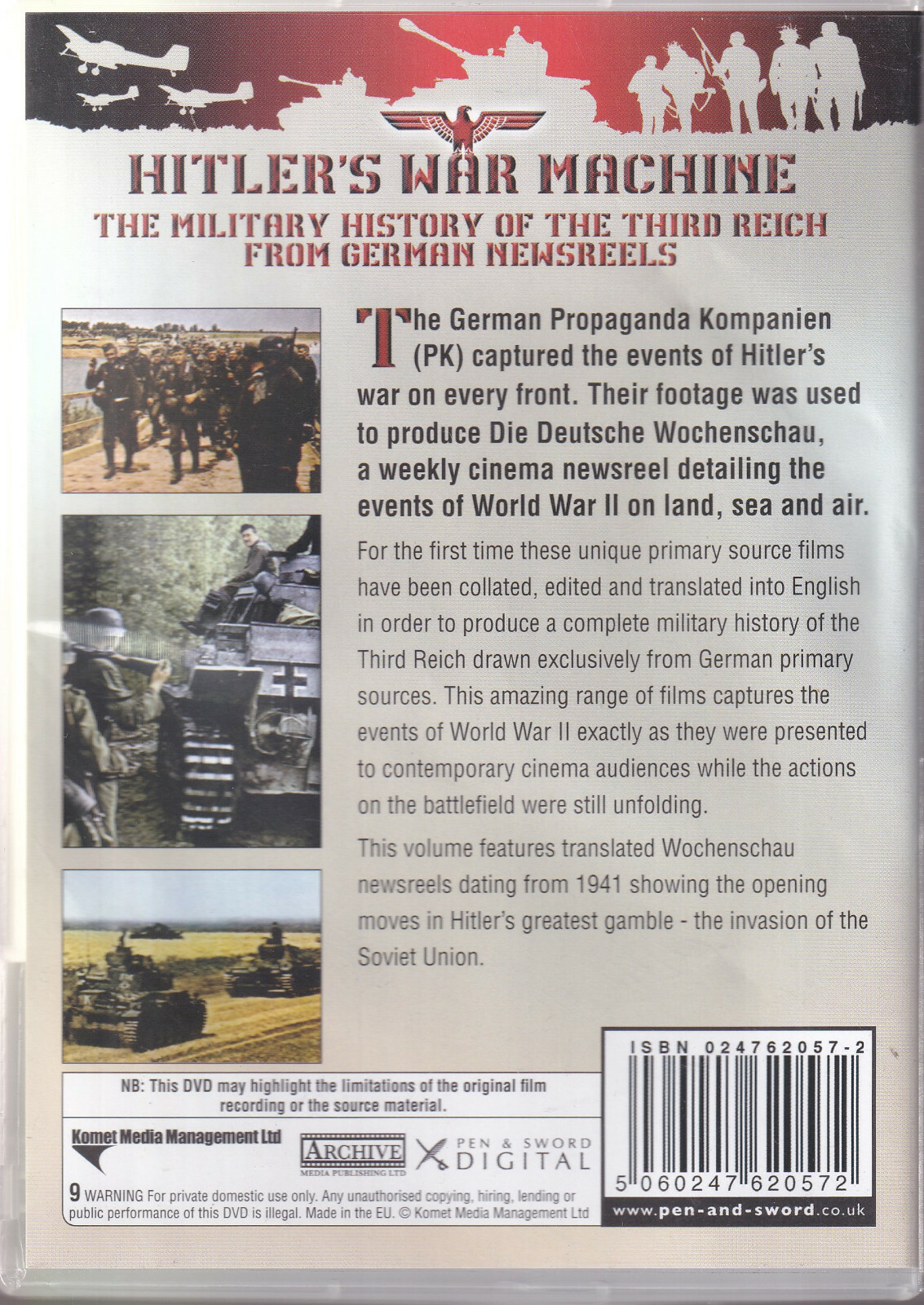 HITLER’S WAR MACHINE: BARBAROSSA (DVD) (F4)