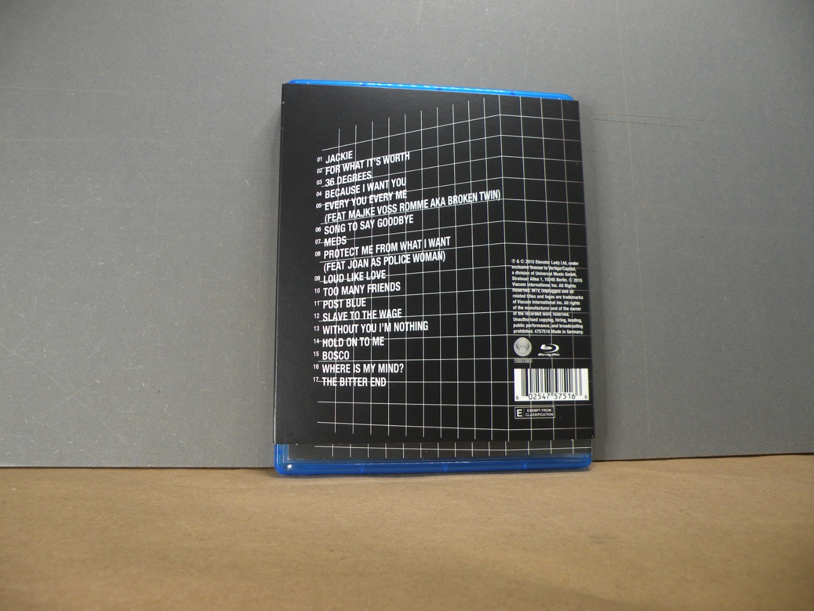 Placebo MTV Unplugged Blu-ray Disc 2015 All Regions