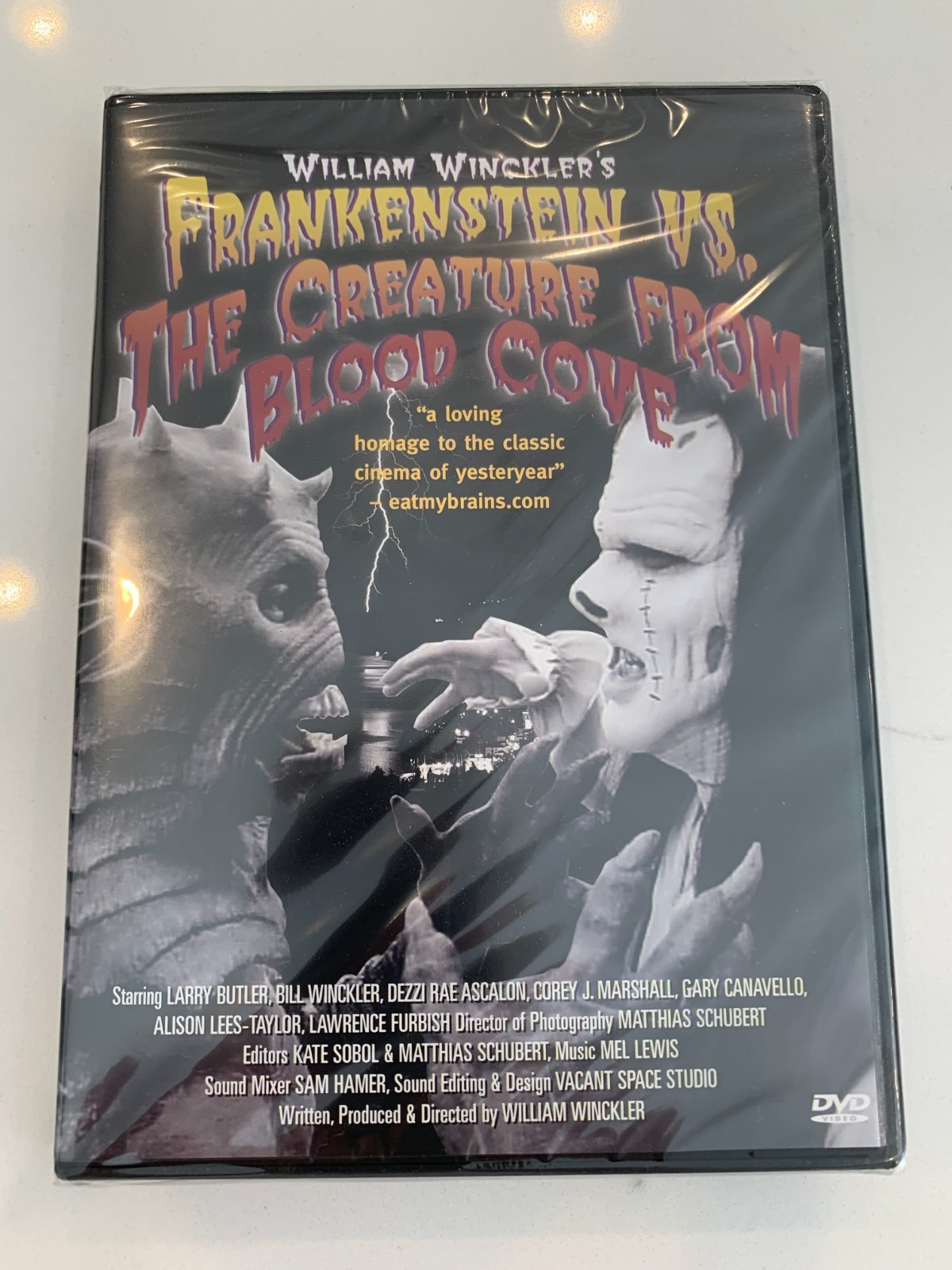 Frankenstein vs. The Creature From Blood Cove (DVD) – Autographed for Buyer