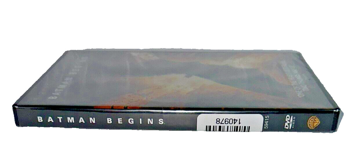 Batman Begins DVD 2005 Widescreen PG-13 Region 1 WB 140 Min NEW Factory Sealed