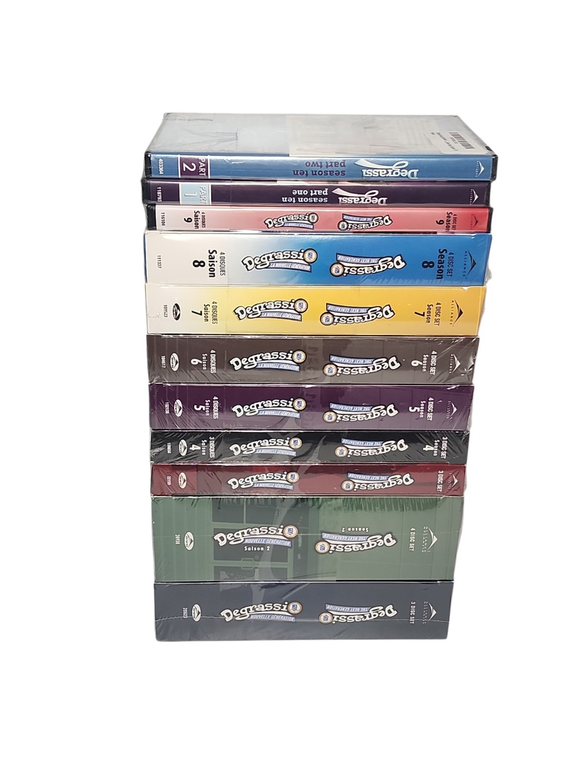 Degrassi The Next Generation Near Complete Series DVD Box Lot Seasons 1-10