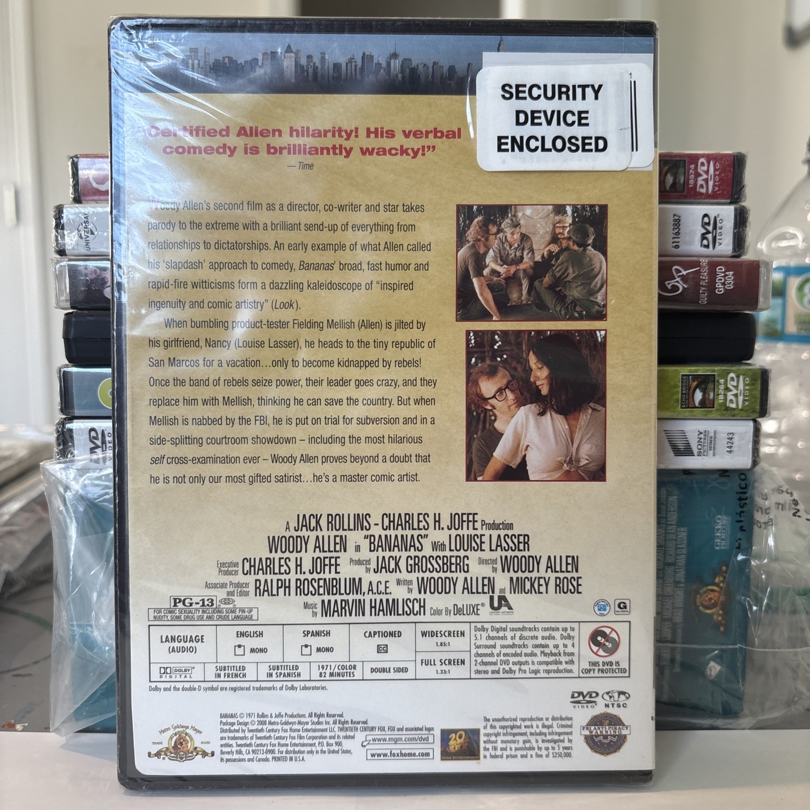 Bananas (DVD, 1971, Widescreen) Brand New Sealed, Woody Allen