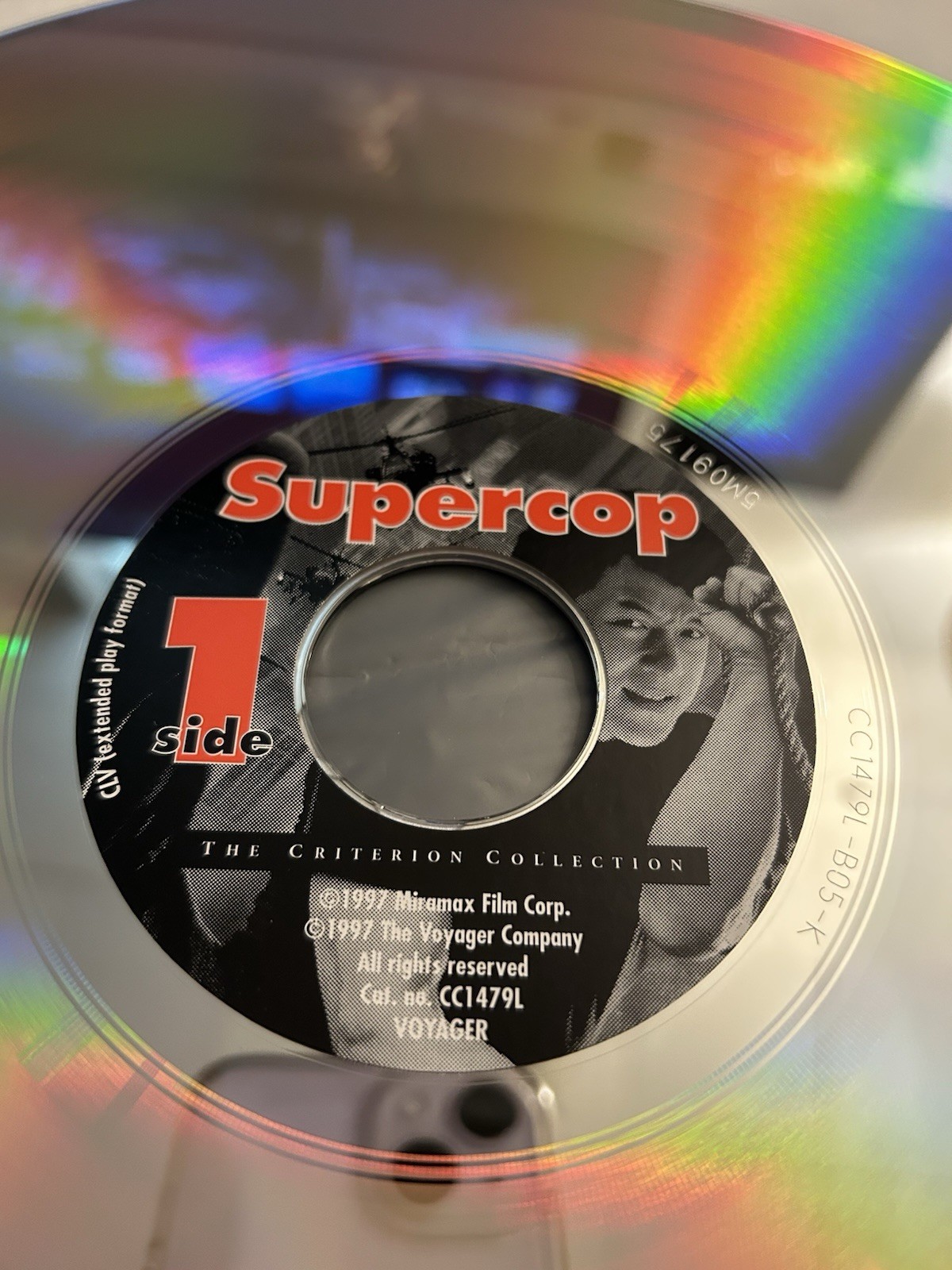 The Criterion Collection JACKIE CHAN “Supercop” 1997 Laserdisc Movie