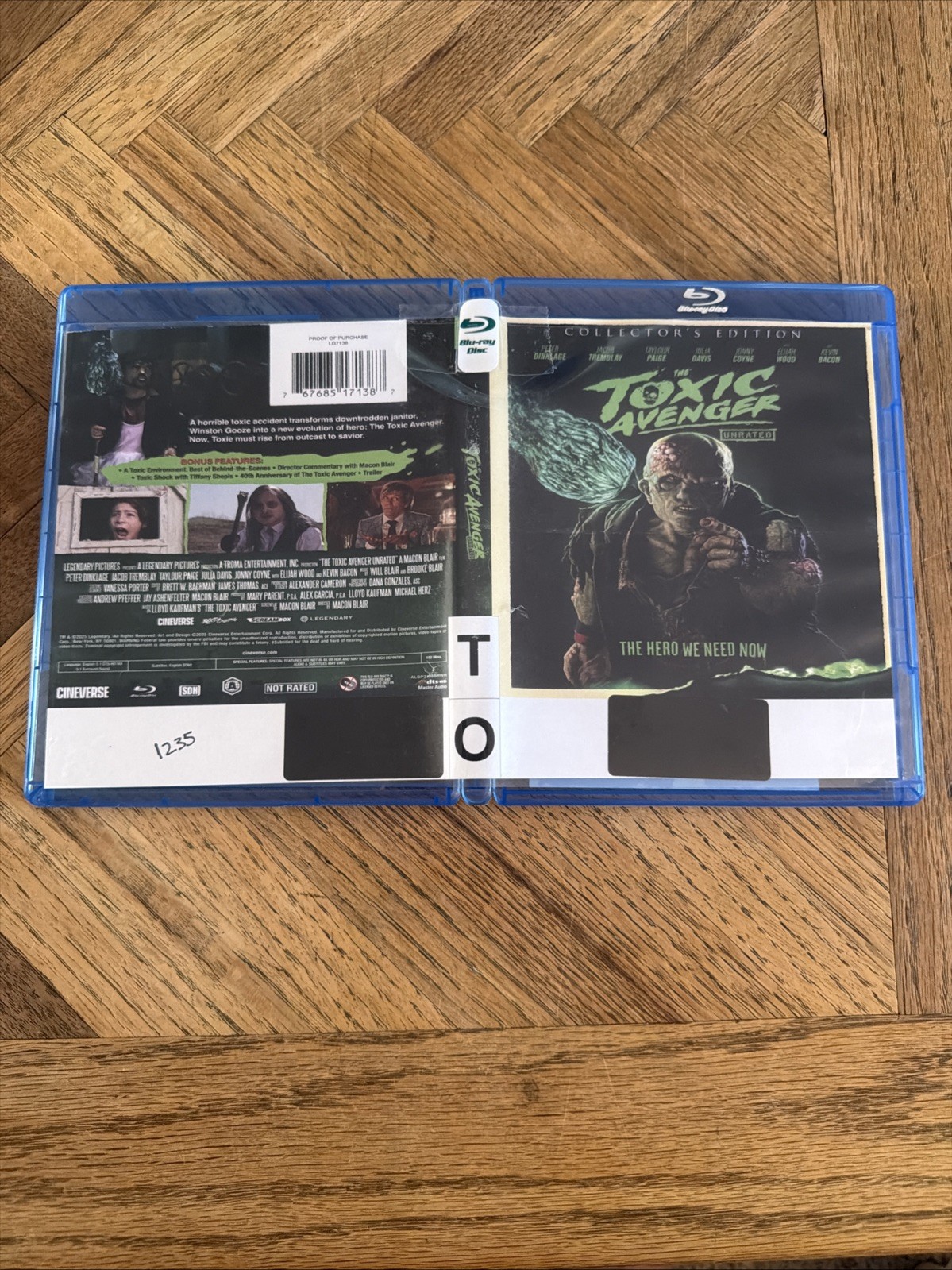 “The Toxic Avenger” (Blu-ray, 2025) Collector’s Edition Ex-Library