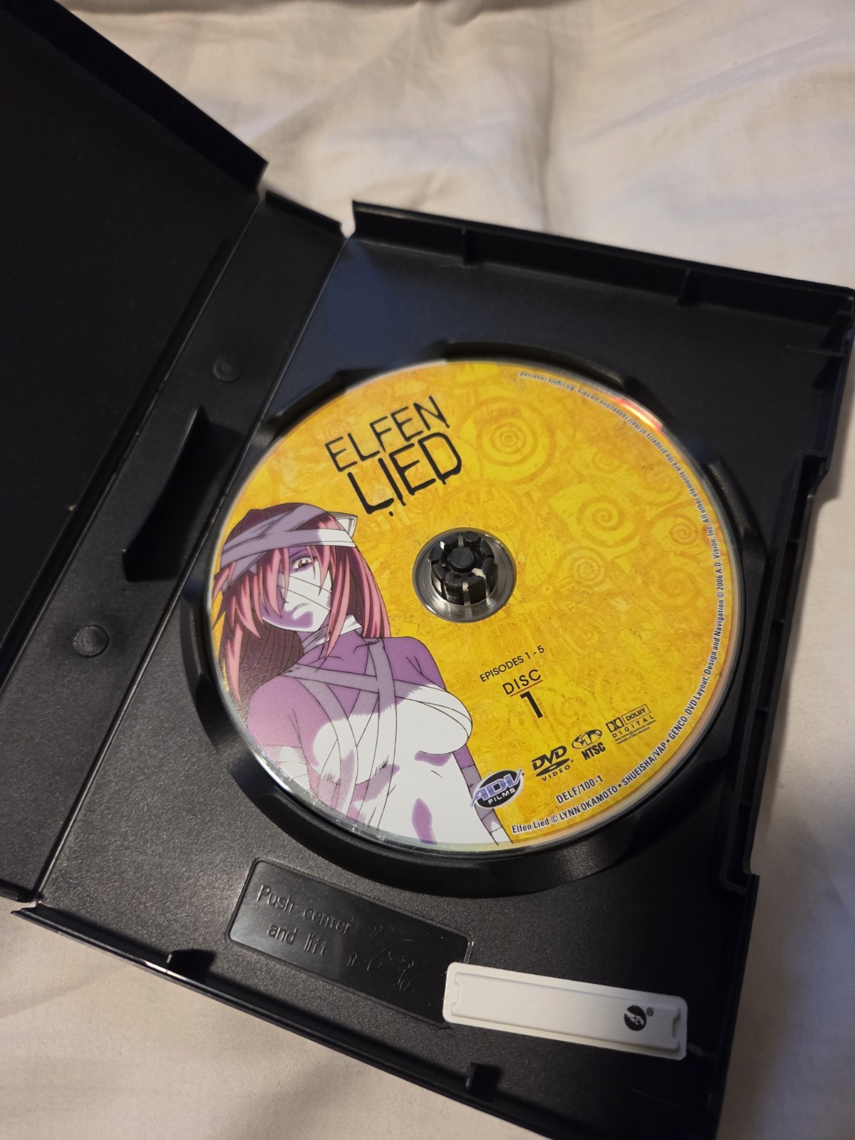 Elfen Lied Complete Collection DVD 3-Disc Set ADV Films Anime