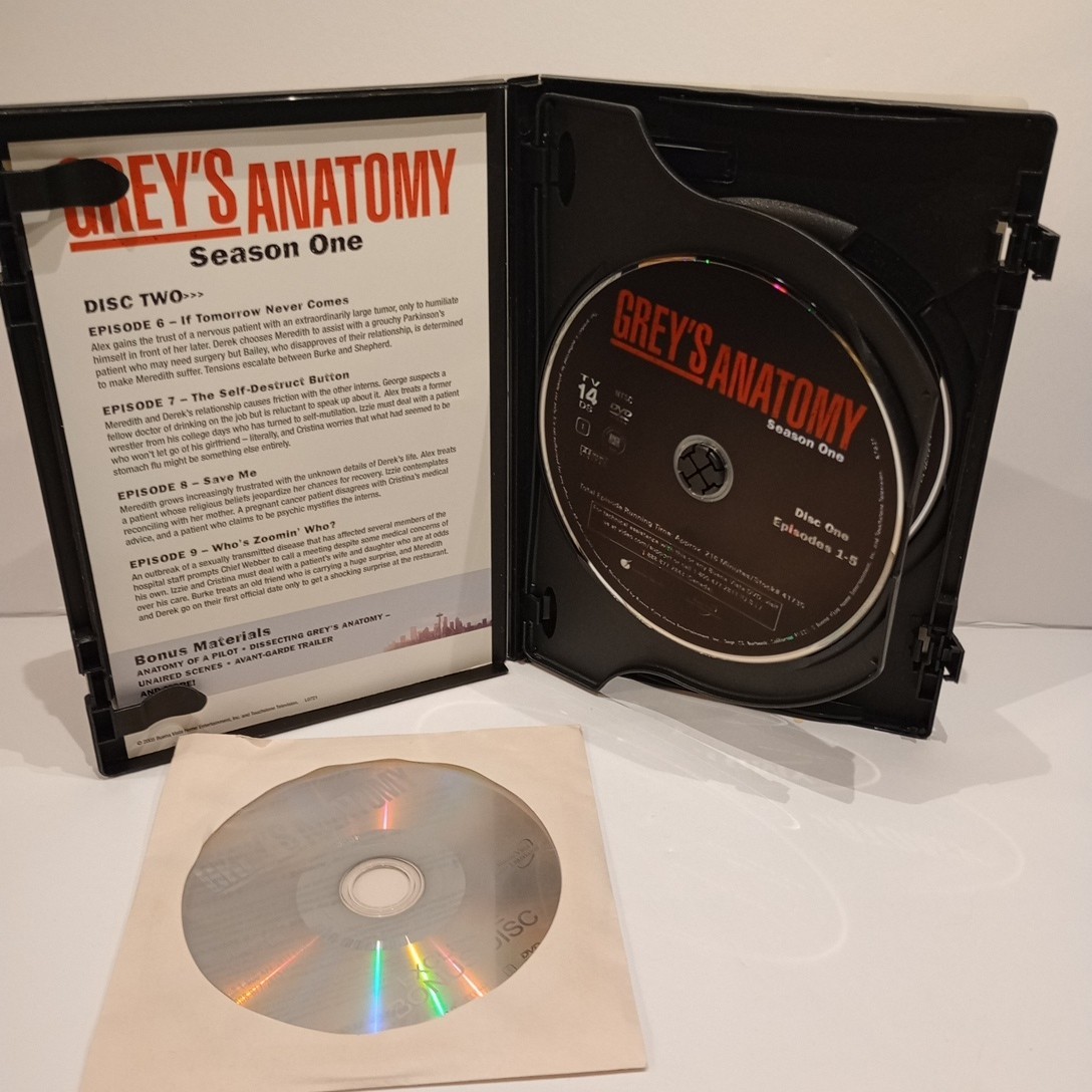 Grey’s Anatomy Season 1, TV-14. 2006, Patrick Dempsey, Ellen Pompeo, Sandra Oh
