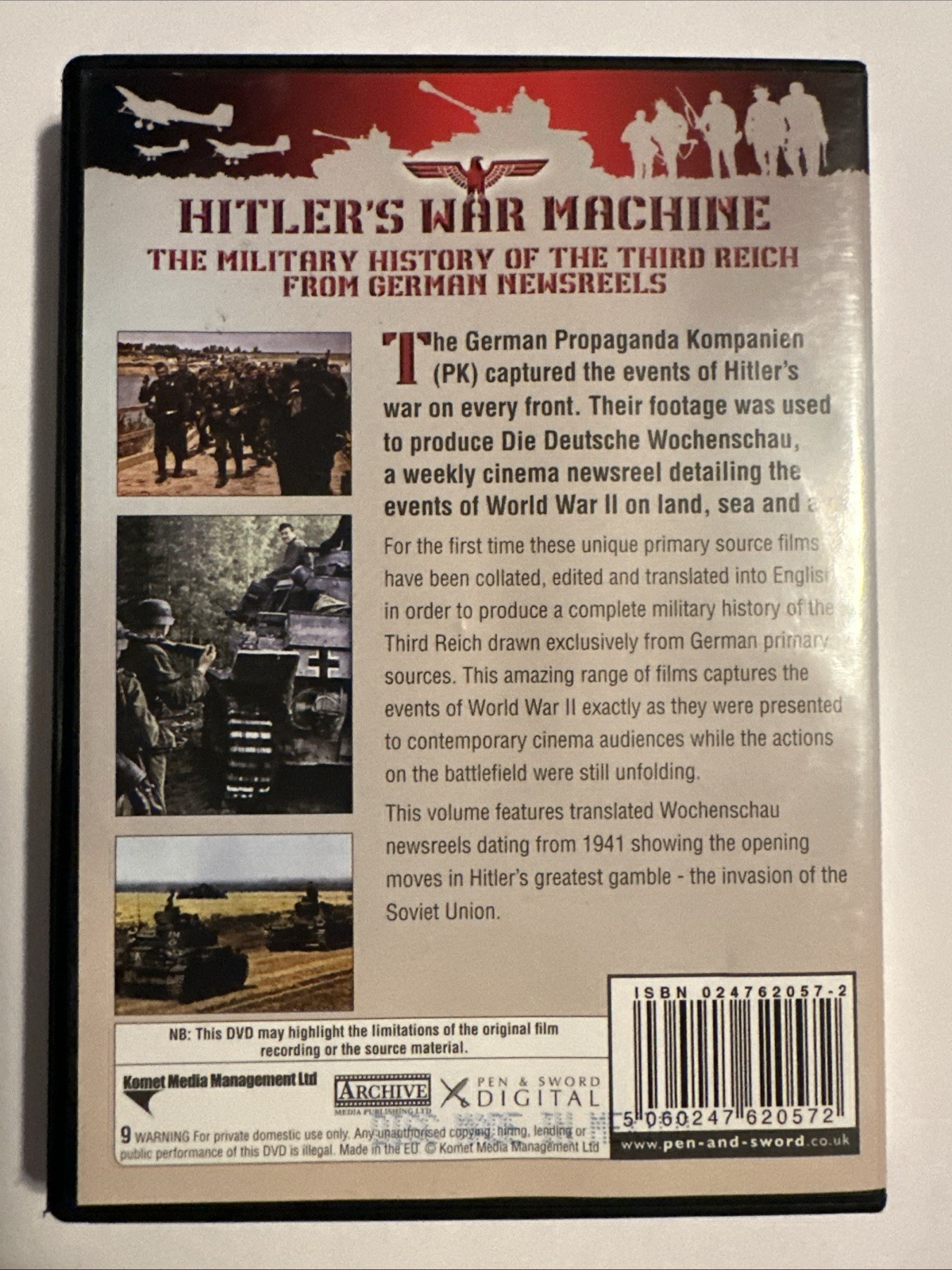 Hitler’s War Machine: Barbarossa (DVD) WWII German Newsreels