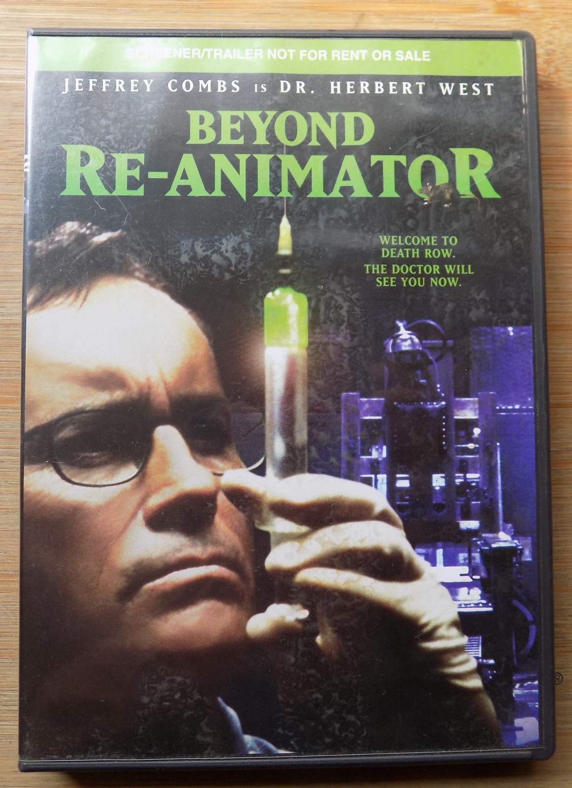 Beyond Re-Animator – Screener Full Length Promo DVD – Jeffrey Combs