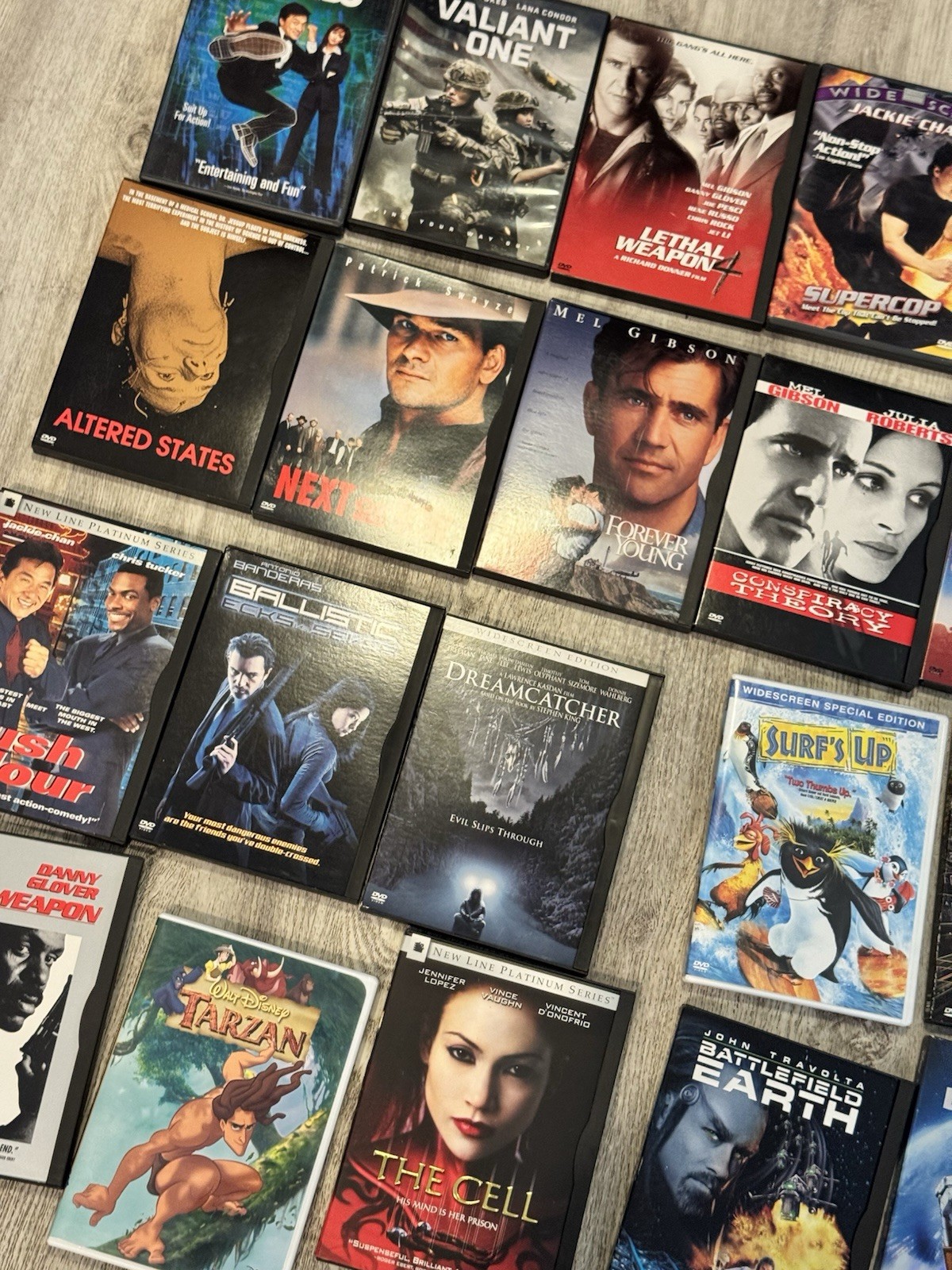 Mixed DVD Lot Of 20 Movies, Various Genres