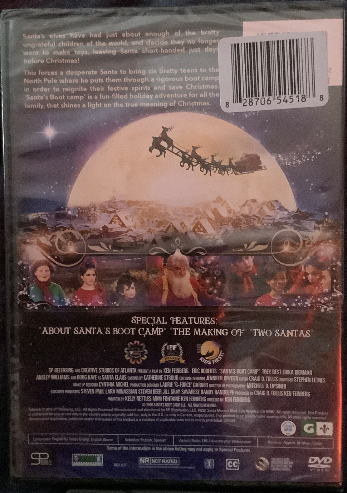 Santa’s Boot Camp (DVD) Dove All Ages / Ansley Williams, Doug Kaye / NR – 94 Min