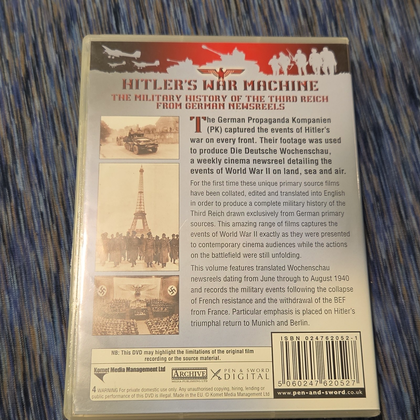 Pen & Sword Hitler’s War Machine Premium Ed DVD Lot Of 6 + Battle In Atlantic