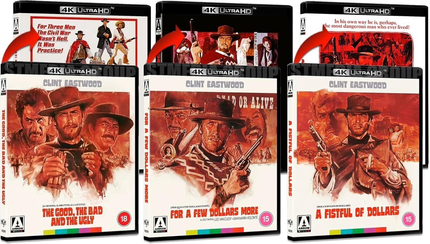 The Dollars Trilogy – Limited Special Edition [4K UHD+ Blu-ray] [Region Free]