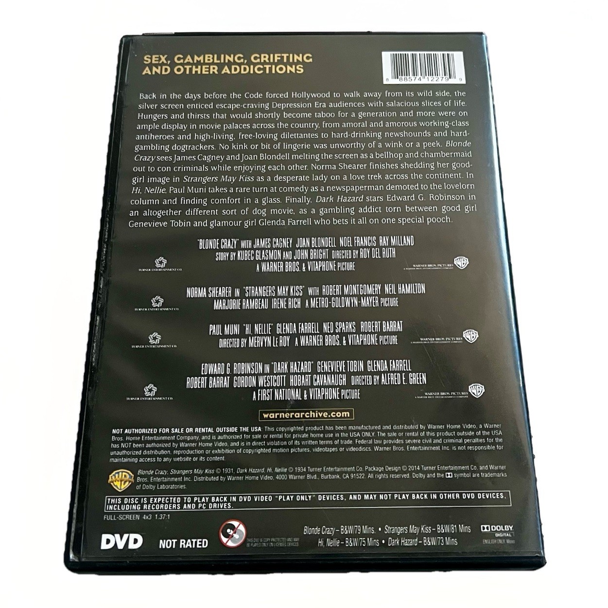 NEW Forbidden Hollywood Collection: Volume 08 (MOD DVD) WARNER ARCHIVE Pre-Code
