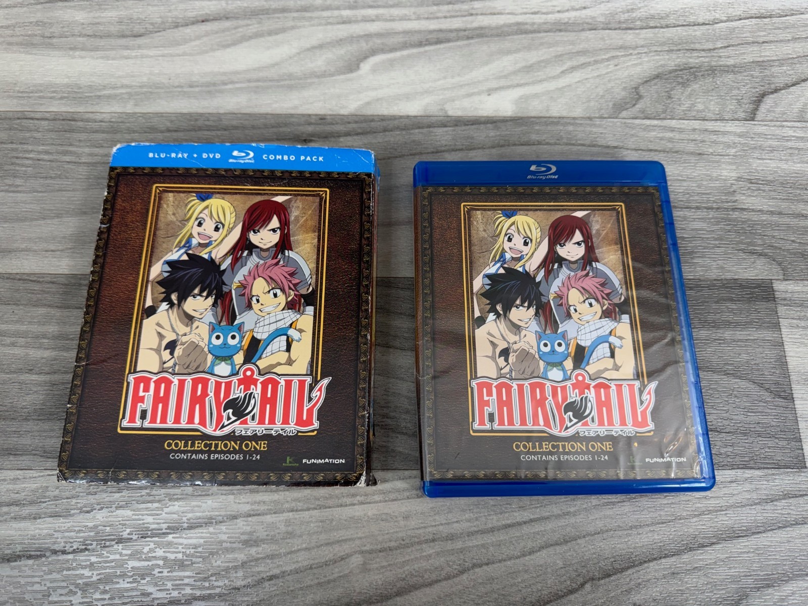 FAIRY TAIL COLLECTION 1-3 + 6 DVD BLU-RAY COMBO PACK SET LOT 1-72 121-142 ANIME