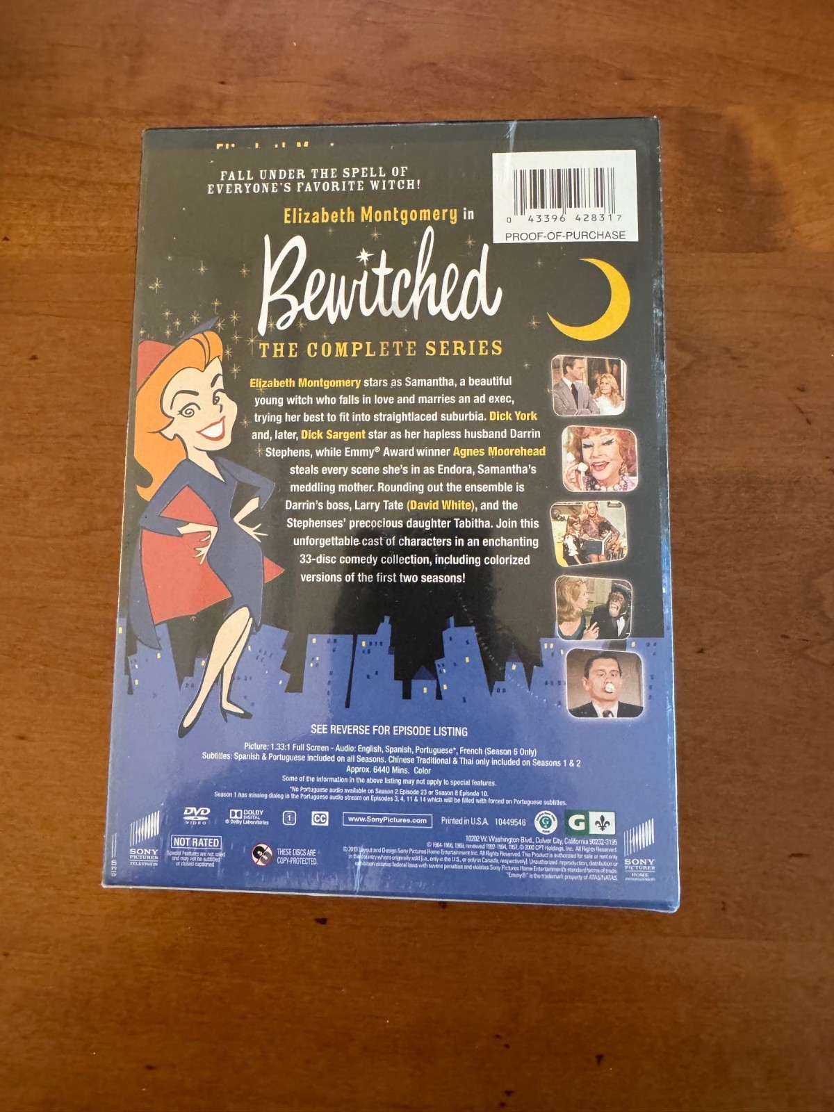 BEWITCHED – THE COMPLETE SERIES – DVD – 33-DISC BOX SET – EIGHT SEASONS – NEW!
