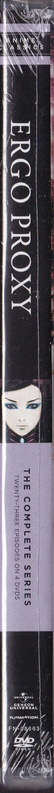 Ergo Proxy: The Complete Series – Anime Classics (DVD, 2012, 4-Disc Set)