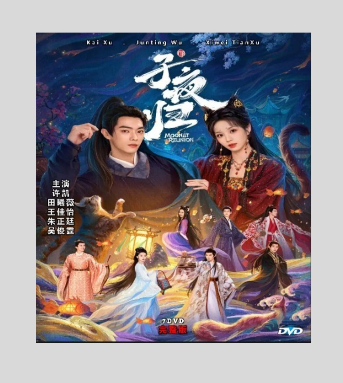 DVD Chinese Moonlit Reunion – Custom DVD | 7-Disc Set | Mandarin Audio | EN/CH