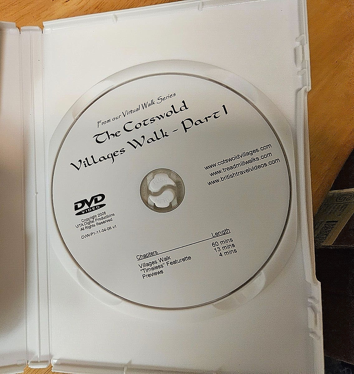 DVD A Walk in The Cotswolds United Kingdom