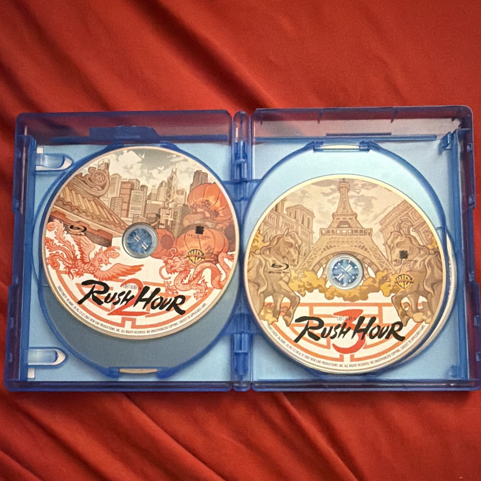 Rush Hour Trilogy Blu-ray 3-Disc Set PG-13 English Jackie Chan Bonus Material