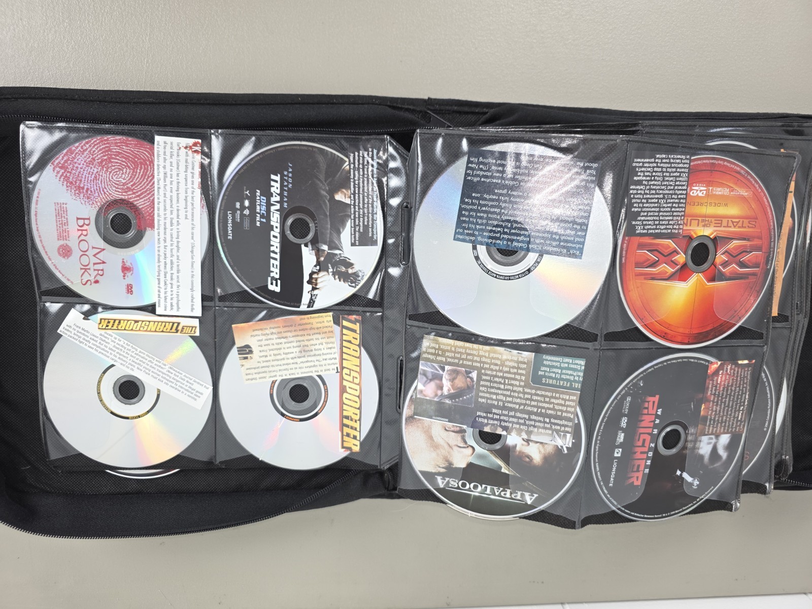 189 DVD’s in excellent condition With movie descriptions Excellent Picks!!