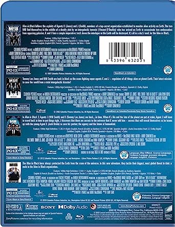 New Men In Black Movie 4 Pack: MIB 1 2 3 & International (Blu-ray)