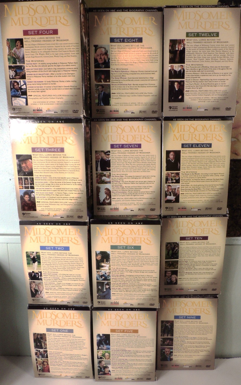 Midsomer Murders Complete Series 1-25 Acorn Media British Crime Drama