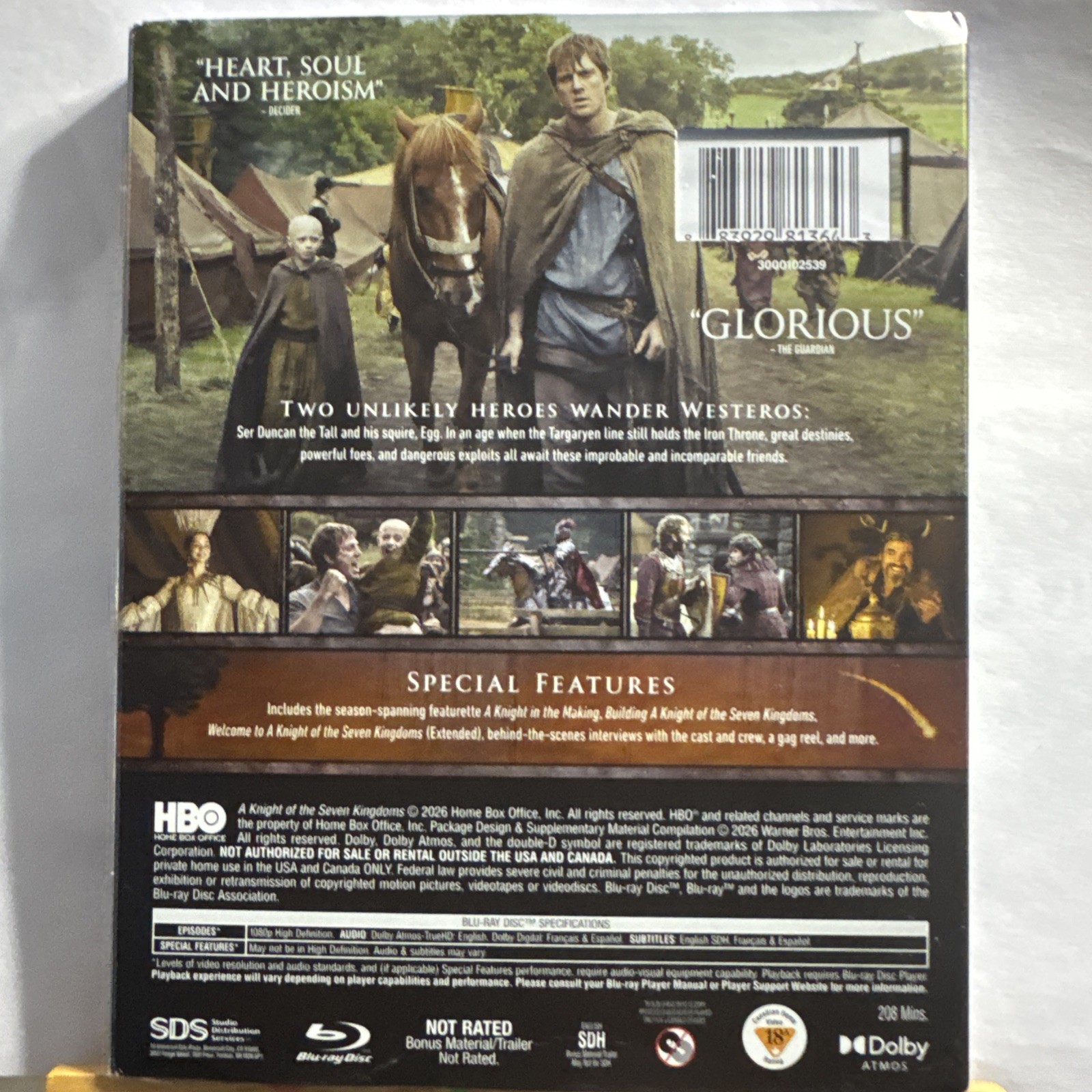 Knight of The Seven Kingdoms The Complete First Season (BLU-RAY) W/Slipcover