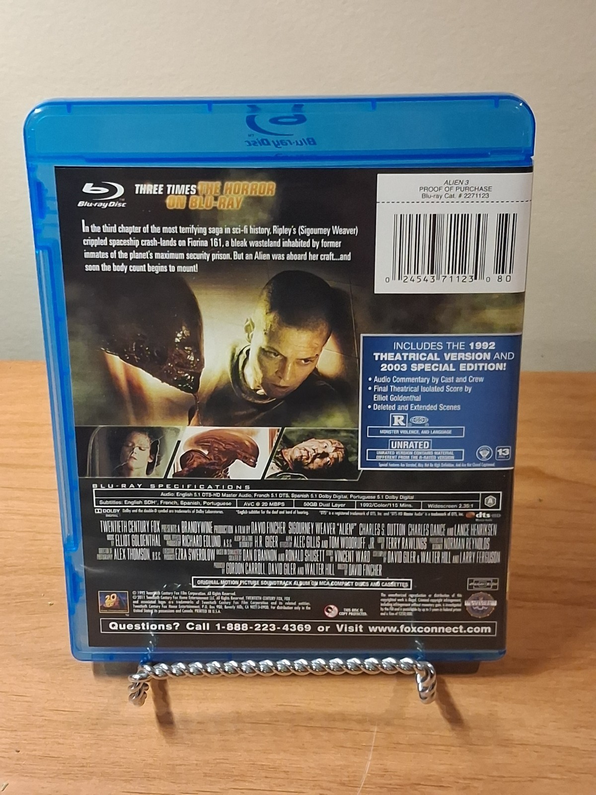 Alien 3 (1992) Blu-ray – Sigourney Weaver