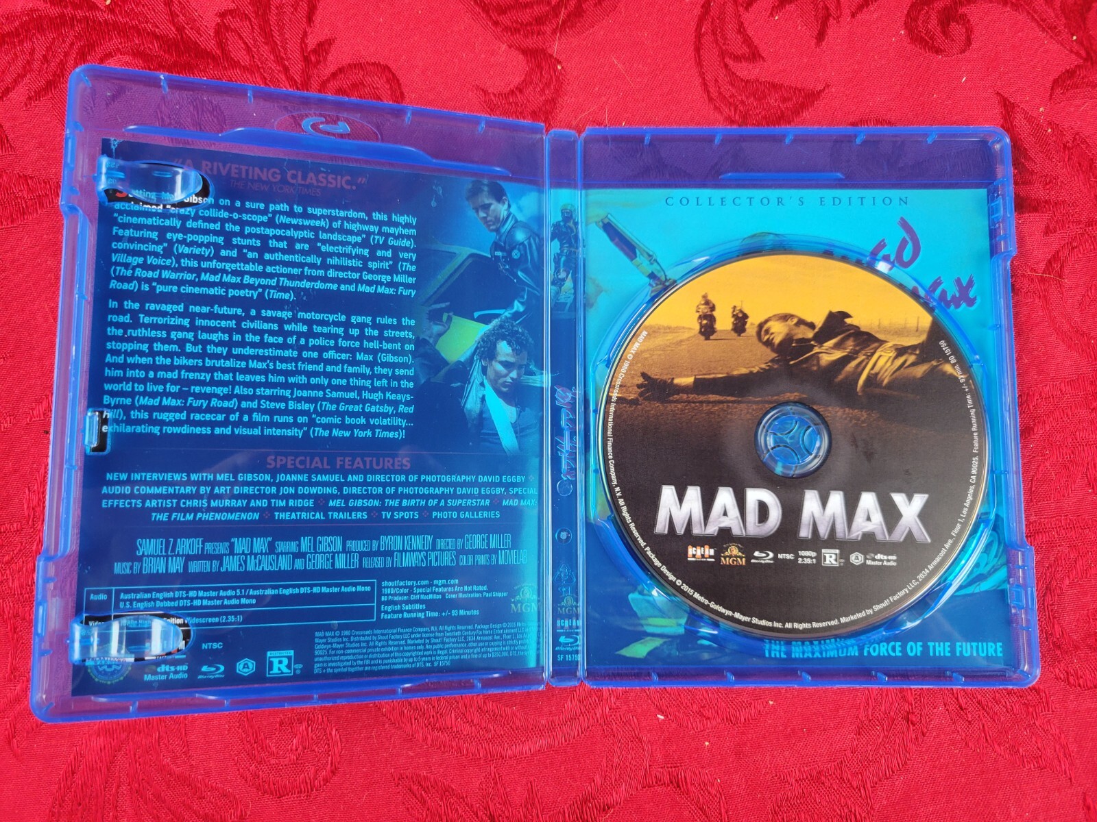 MAD MAX (1980) Shout! Factory, Collector’s Edition George Miller, Mel Gibson