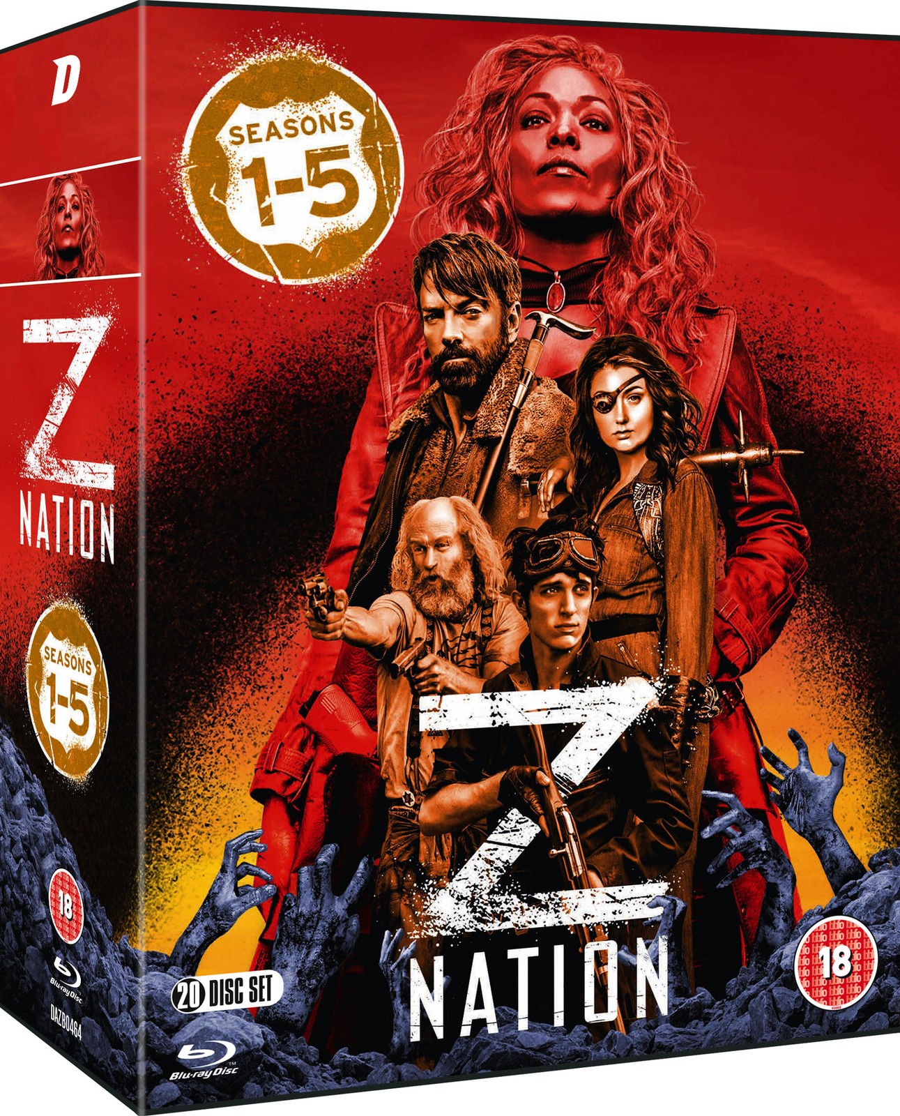 Z Nation: Seasons 1-5 (Blu-ray) Nat Zang Gracie Gillam Ramona Young (UK IMPORT)