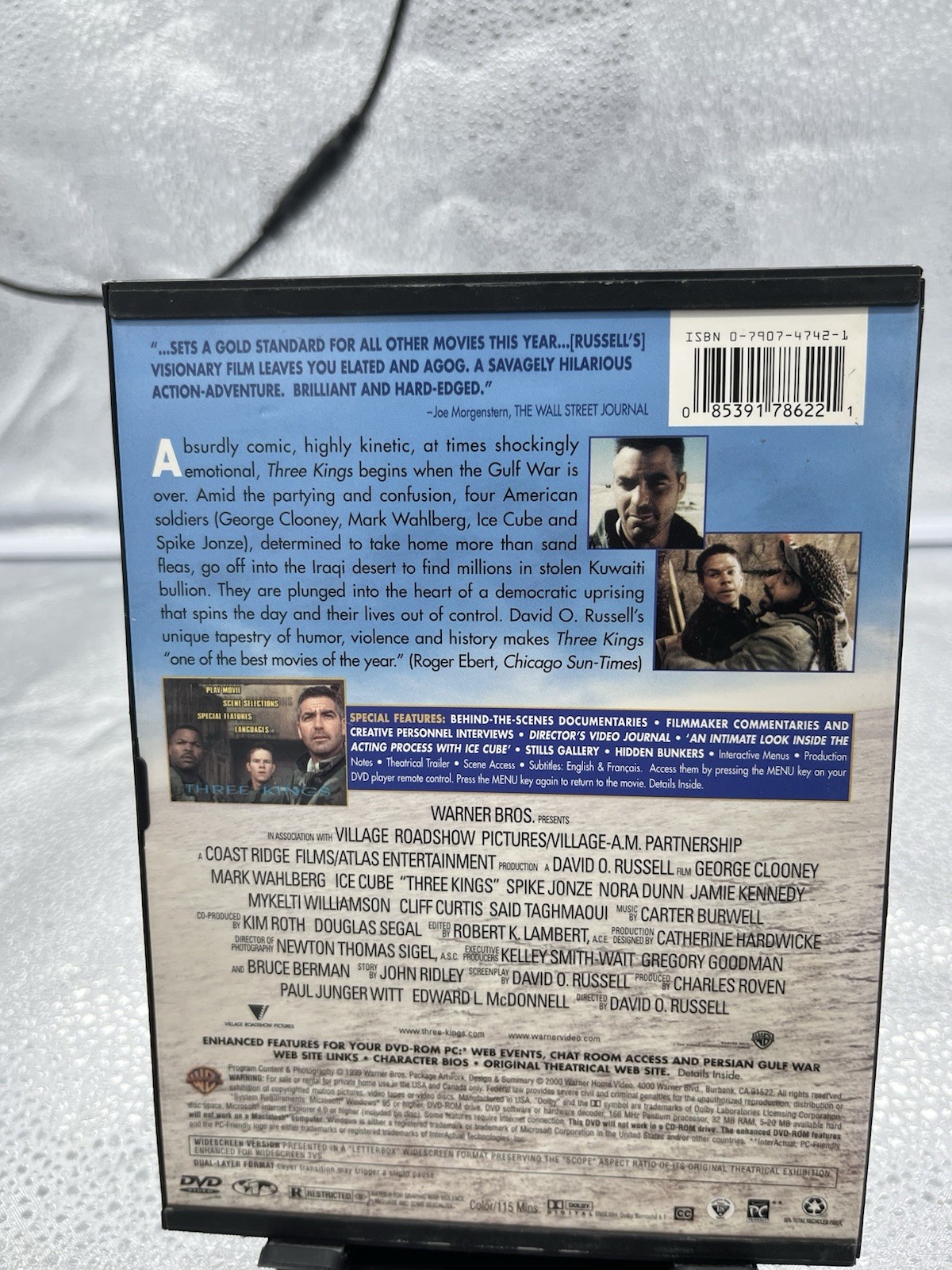 Village Roadshow Pictures 1999 DVD Three Kings David O Russell George Clooney