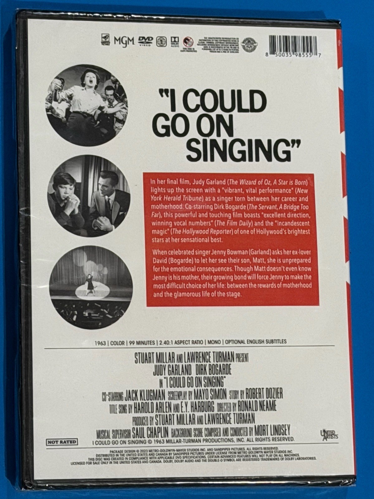 I Could Go on Singing DVD (Judy Garland, Dirke Bogarde, Subtitled)
