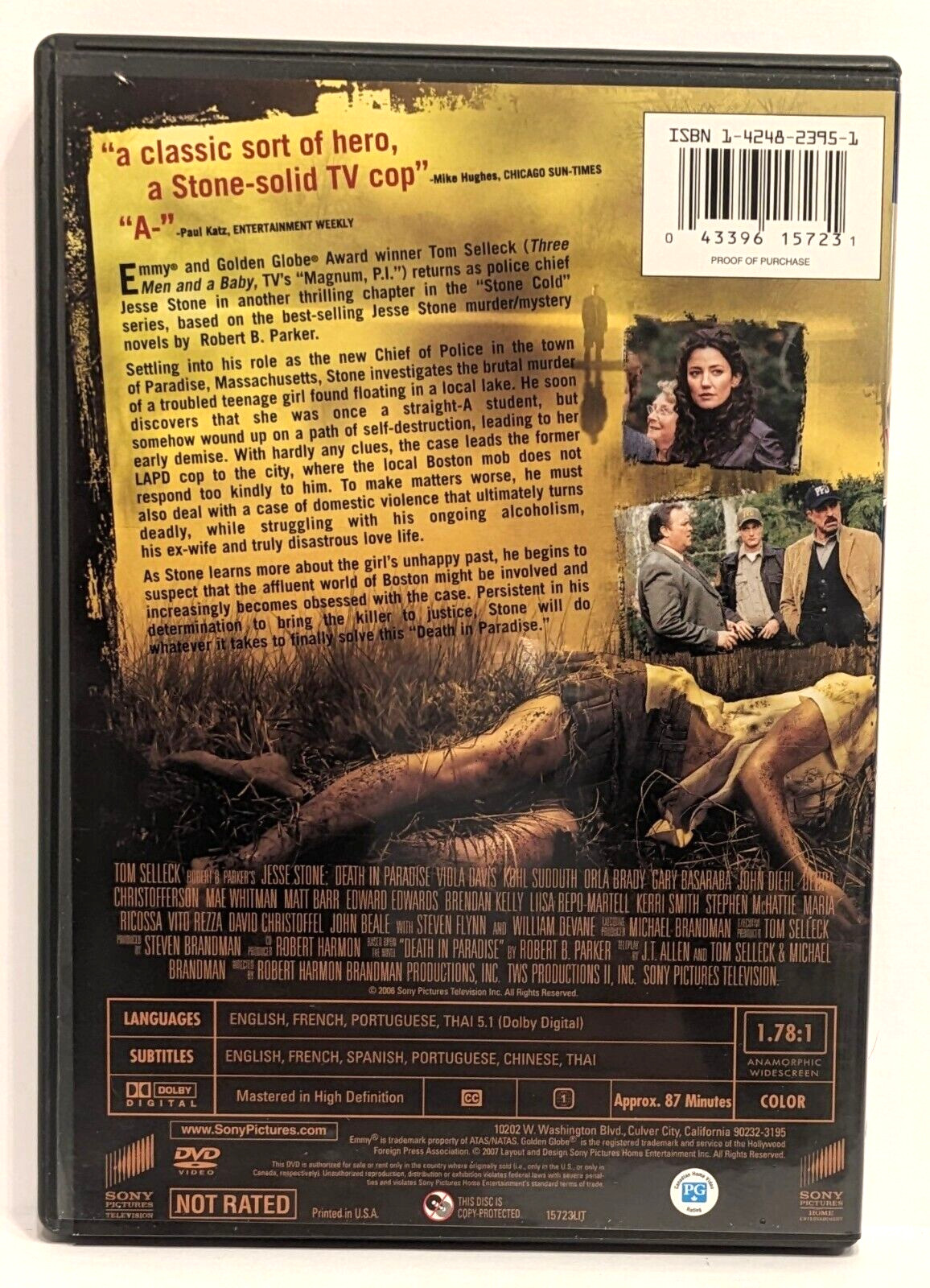 Jesse Stone: Death In Paradise – DVD – Anamorphic Widescreen 1.78:1
