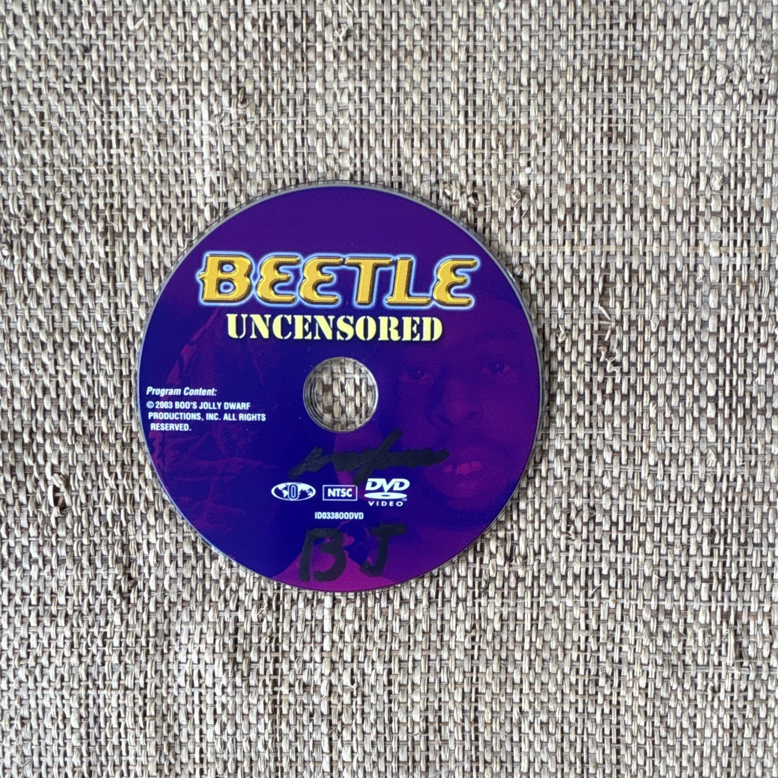 Beetle Uncensored DVD w/ Bonus Footage, Beetlejuice Comedy (2003) 63min R1