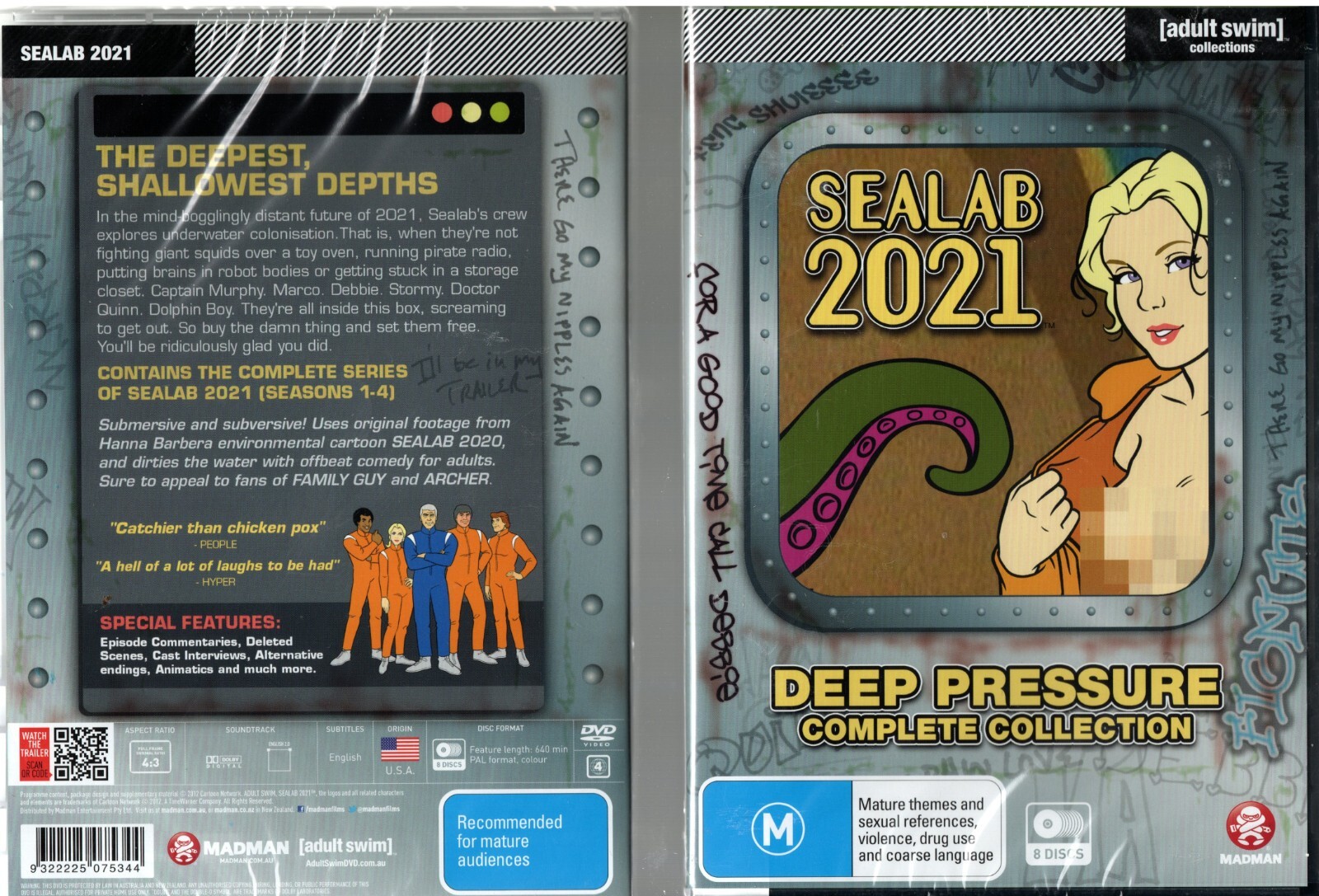 Sealab 2021 Complete Deep Pressure Collection Season 1-4 (8 DVD Set) – Region 4