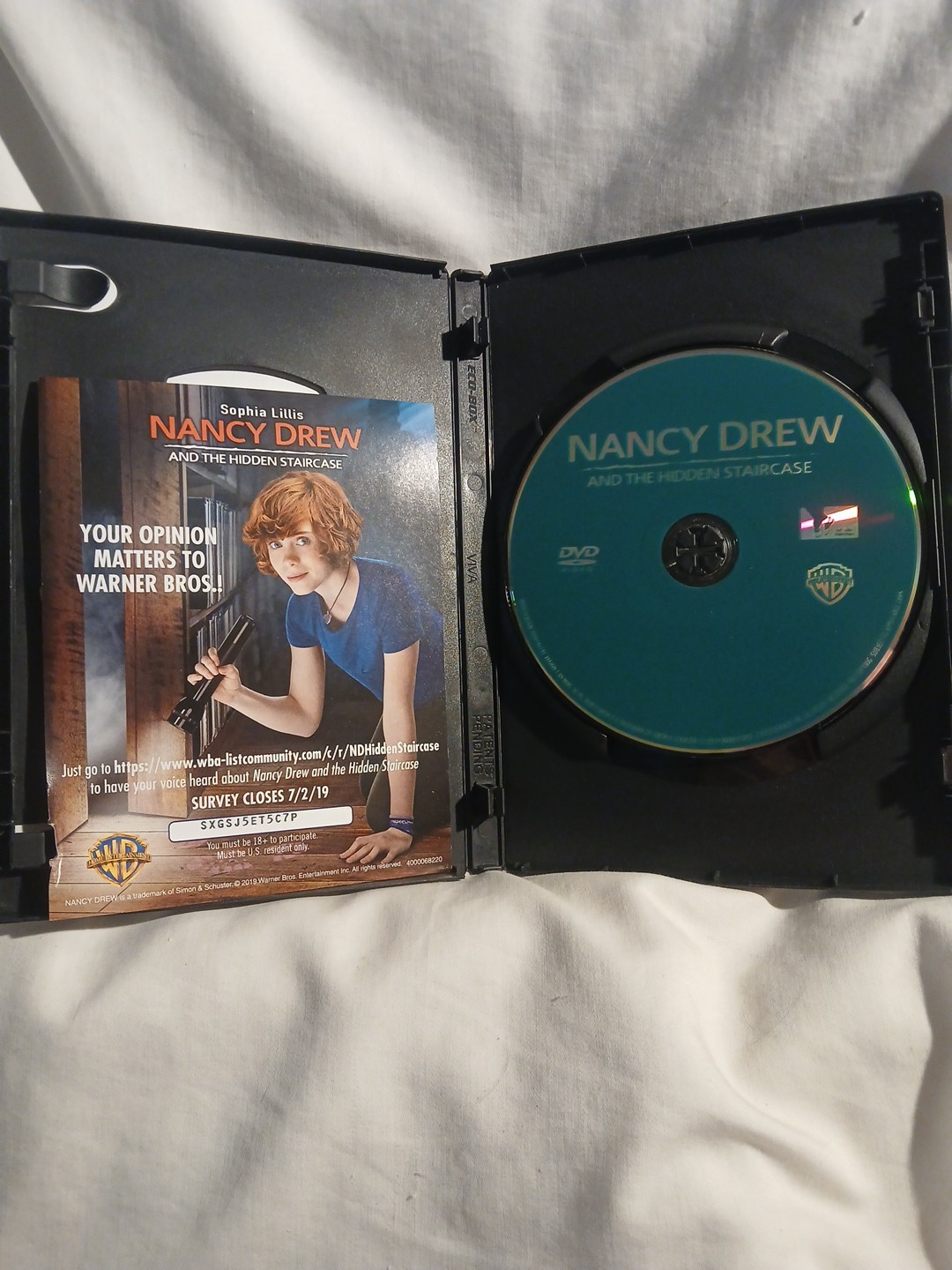 Nancy Drew and the Hidden Staircase (DVD, 2019) A10